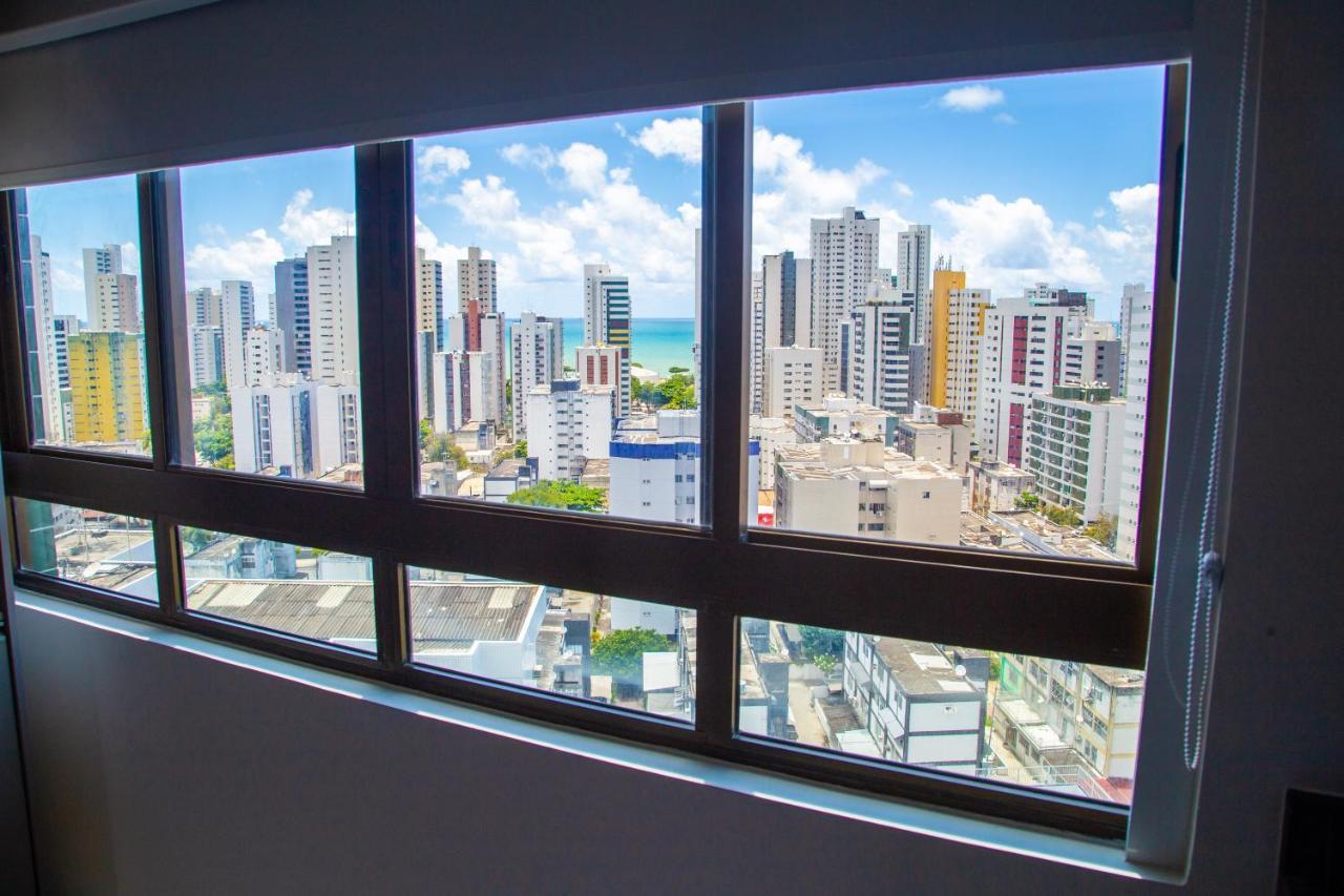 Flat No Melhor De Boa Viagem, Vista Para O Mar, Andar Alto Recife Bagian luar foto