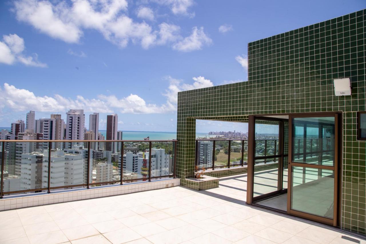 Flat No Melhor De Boa Viagem, Vista Para O Mar, Andar Alto Recife Bagian luar foto